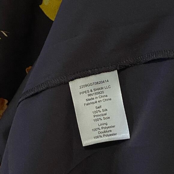 Veronica Beard Avani Floral Maxi Dress US 4 Brown 100% Silk Formal Gown Roses - Picture 11 of 15